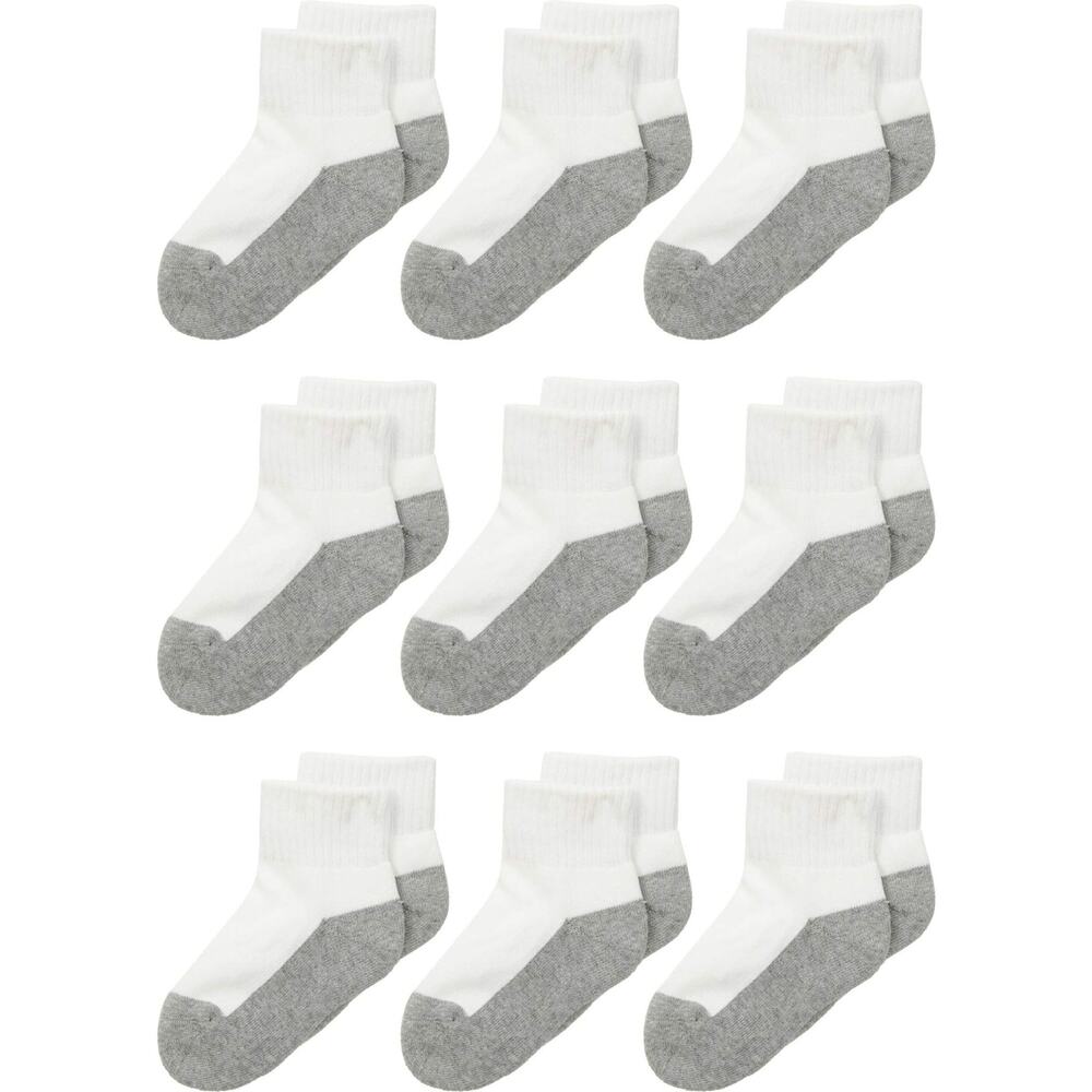 Jefferies Socks Baby Boy's Seamless Sport Quarter Half Cushion 9-Pack 11257